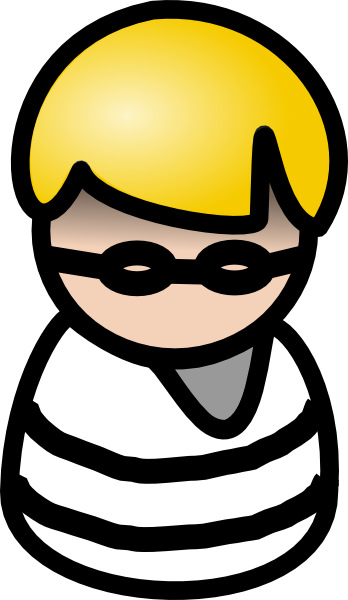 Burglar Clip Art - People Clipart (348x600)