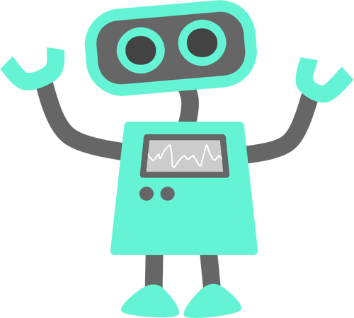 Robot Clipart Free - Clipart Robot (500x450)