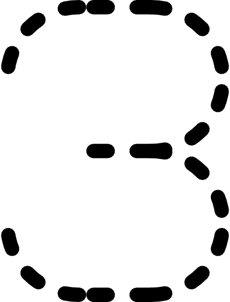 Free Vector Numbers Tracing Clip Art - Letter S Tracing (456x599)