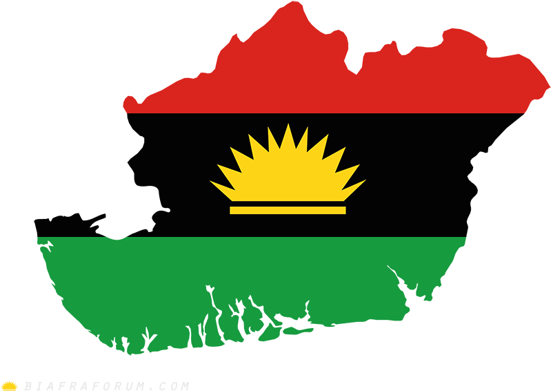 Judge Runs Away After Proscribing Ipob - Biafra Coat Of Arm (900x682)