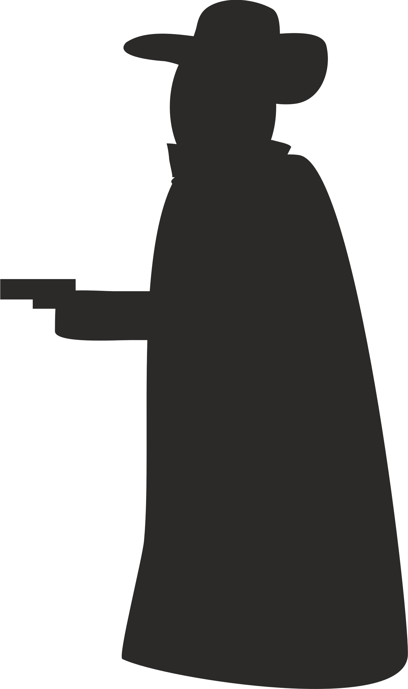 Big Image - Robber Silhouette Png (1421x2400)