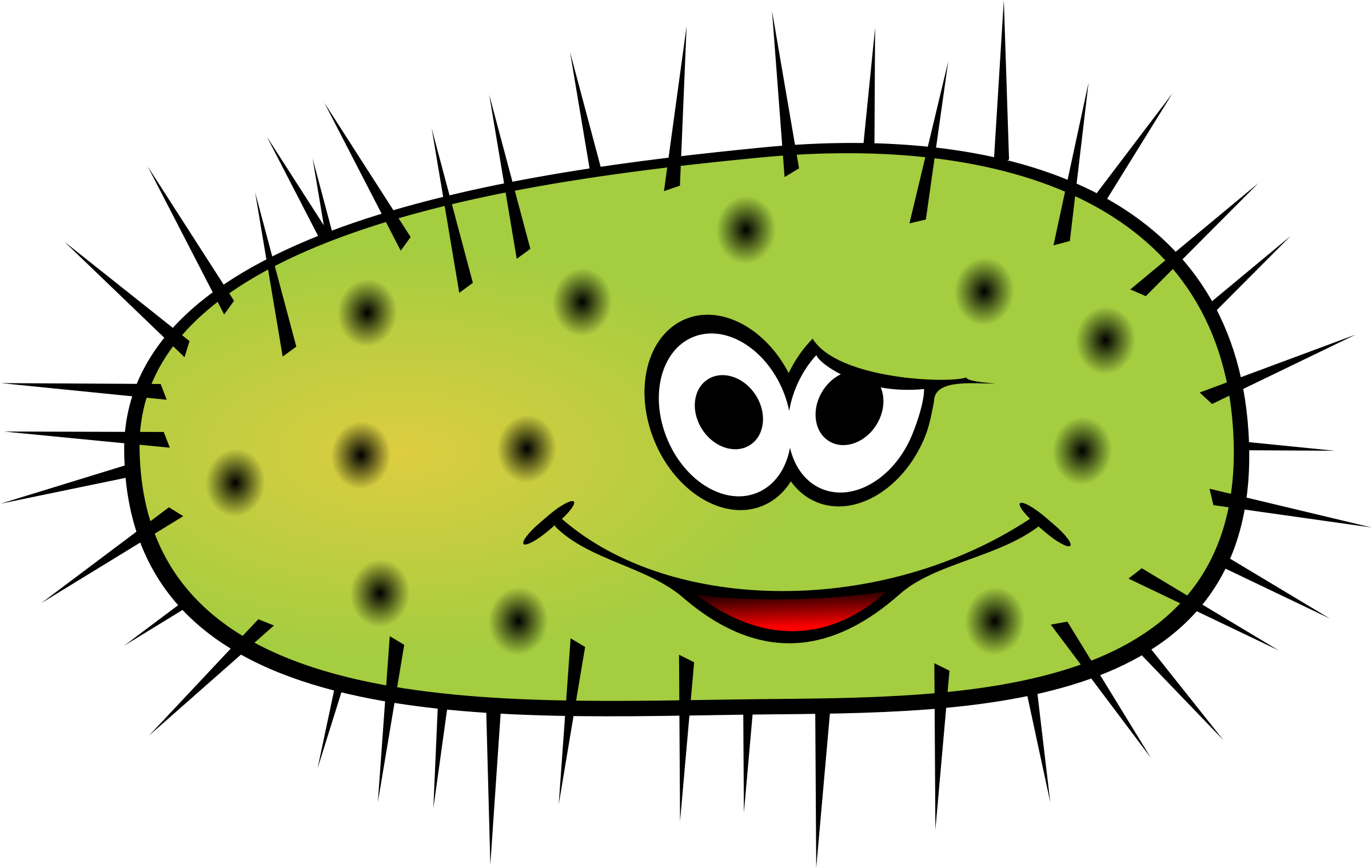 Bacteria Clipart - Bacteria Clipart (2400x1519)