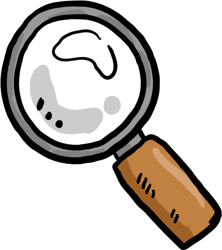 Size - Magnifying Glass Cartoon Png (512x512)