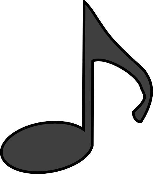 Musical Notes Clip Art Transparent Background - Free Clipart Music Note (522x594)