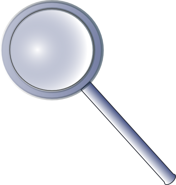 Magnifying Glass Clipart The Cliparts - Animated Moving Magnifying Glass (564x594)