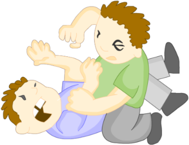 Smart Exchange - Usa - People Fighting - Cartoon (420x420)