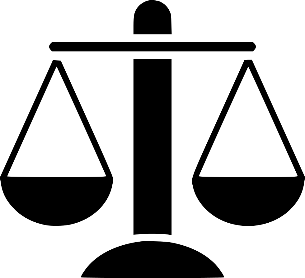 Scales Pair Of Lawyer Comments - Lawyer Icon (980x894)