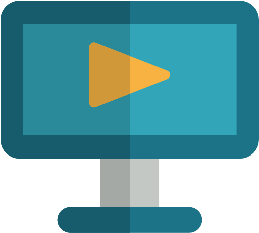 Size - Computer Screen Video Icon (512x512)