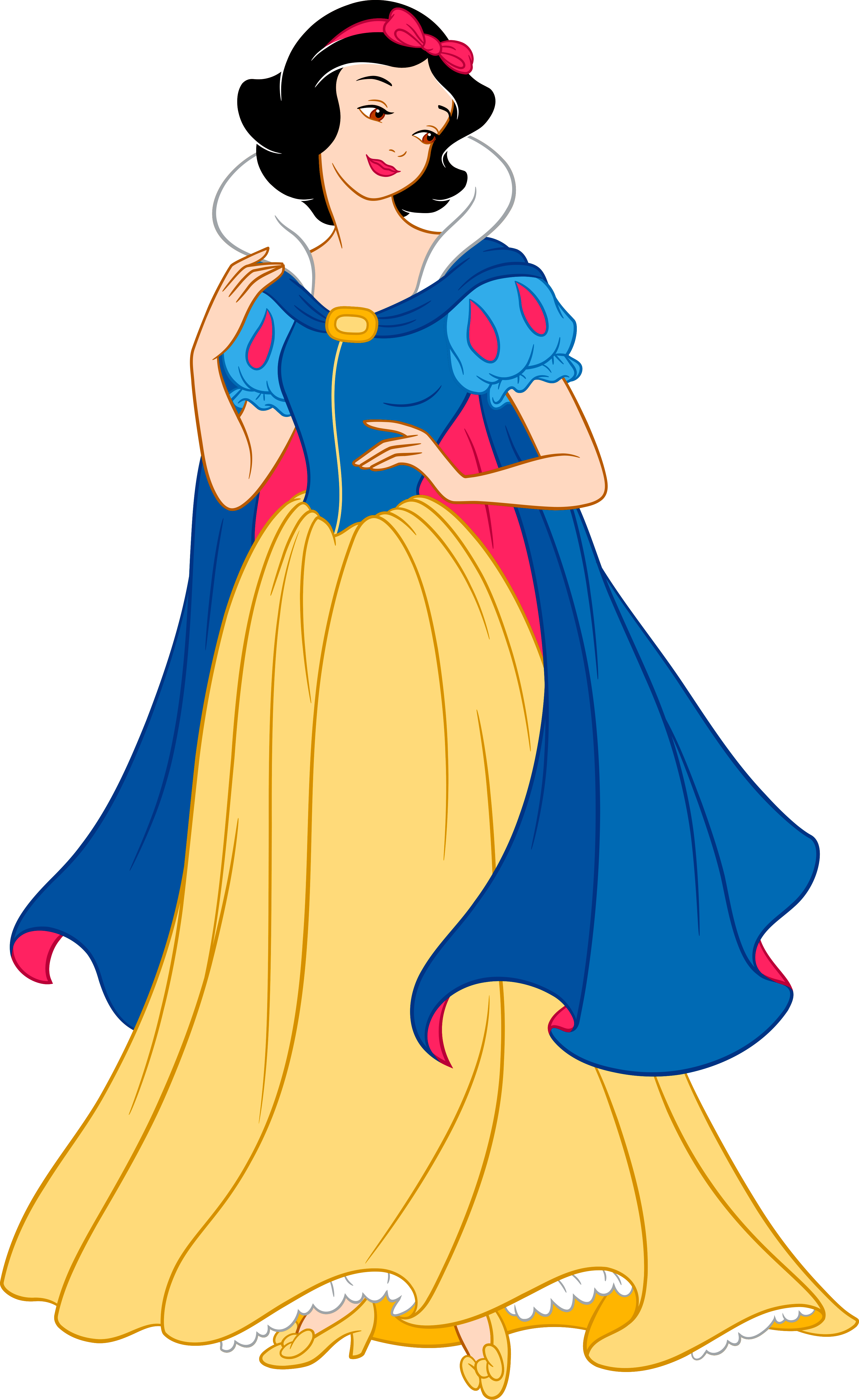 Free Cinderella Clipart - Cinderella Belle Snow White (3440x5604)