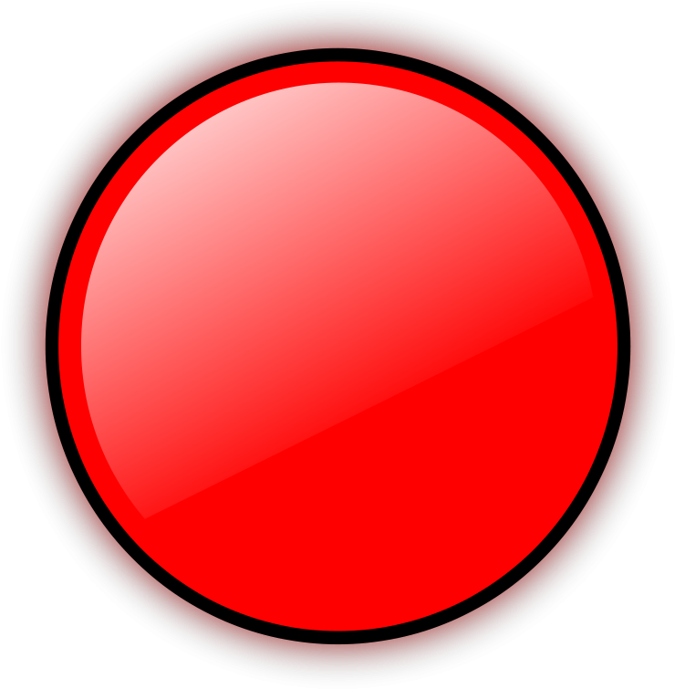 Circle Clip Art Free Clipart - Red Circle With Black Outline (882x900)