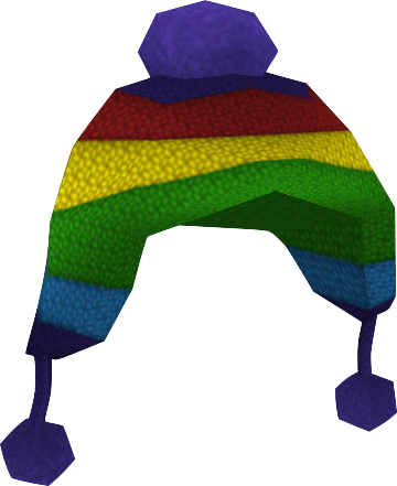 Rainbow Warmer Winter Hat - Transparent Winter Hat (360x441)
