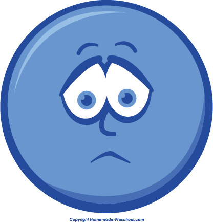 Sad Smiley Face Clipart - Crying (416x432)