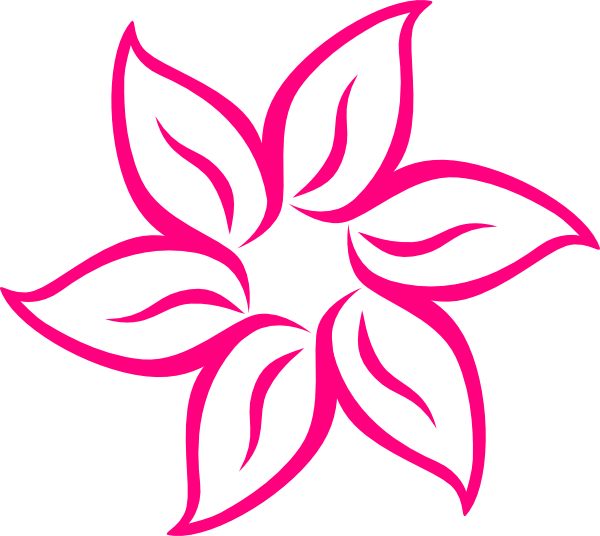 Cartoon Pink Flower - You Are Loved: Letters From Strangers Who Love You (600x536)