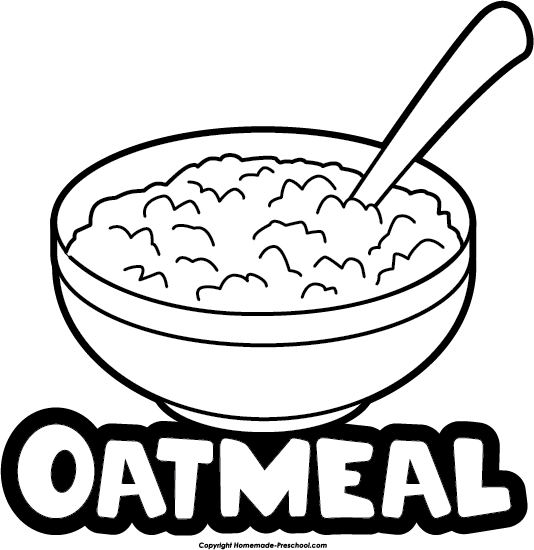 Click To Save Image - Oatmeal Black And White (534x550)