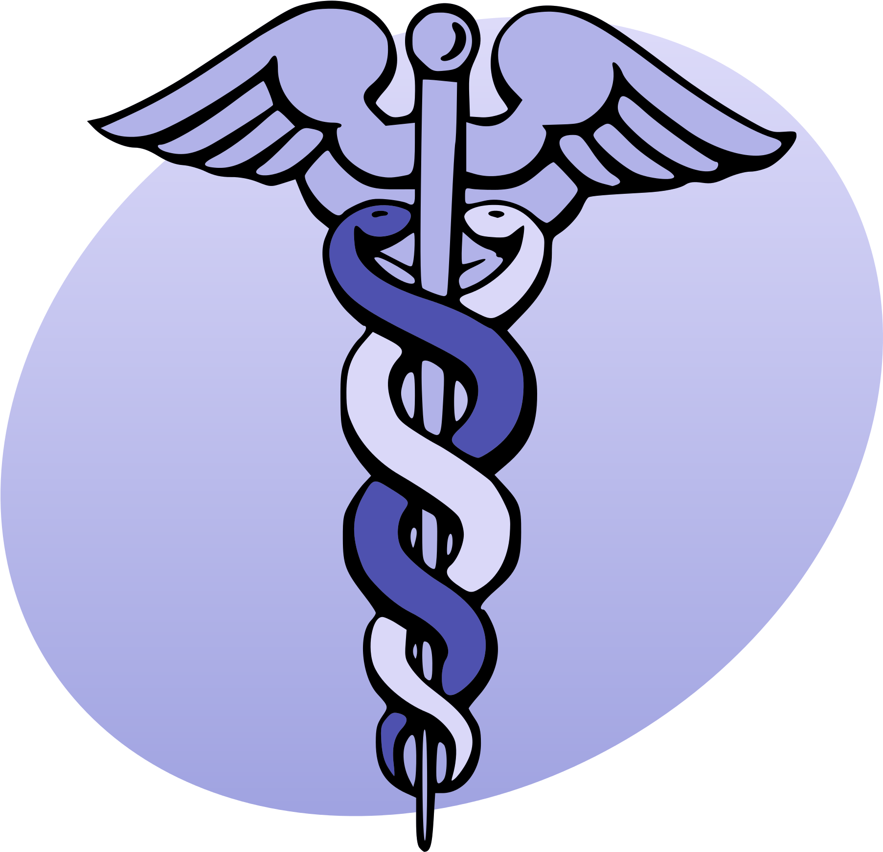 Medicine Symbol - Medical Caduceus (2000x1800)