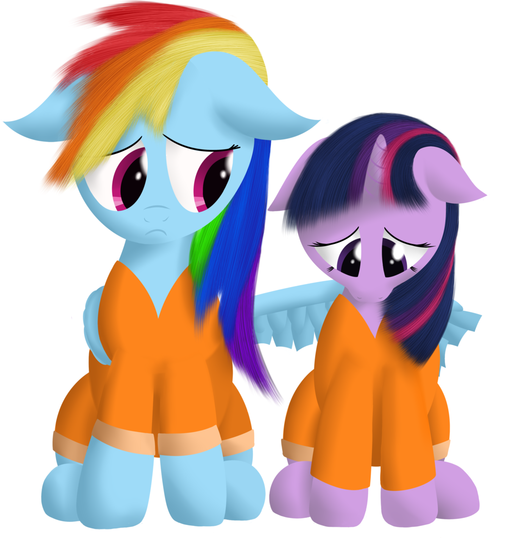 Prison By Waveywaves Prison By Waveywaves - Rainbow Dash Clipped Wings (1024x1051)