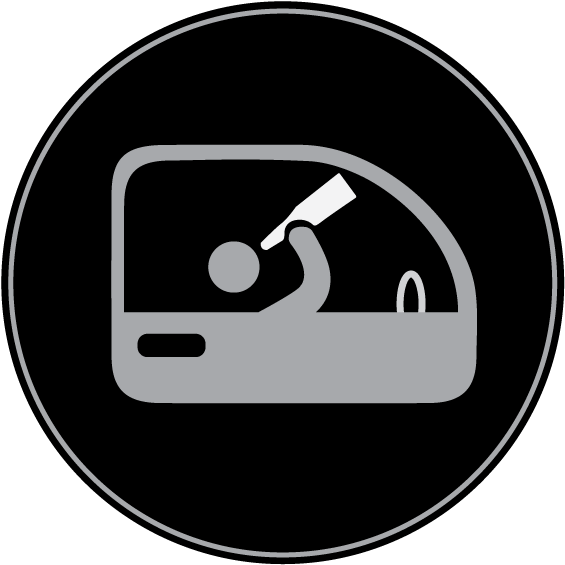 Criminal Law Dui Icon - Circle (645x618)