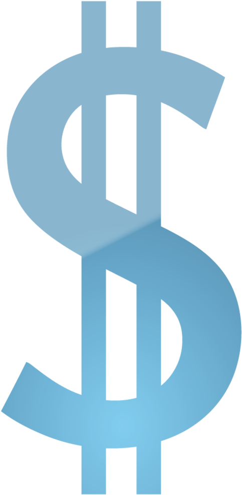 Blue Dollar Sign 38280 - Blue Dollar Sign Png (1000x1000)