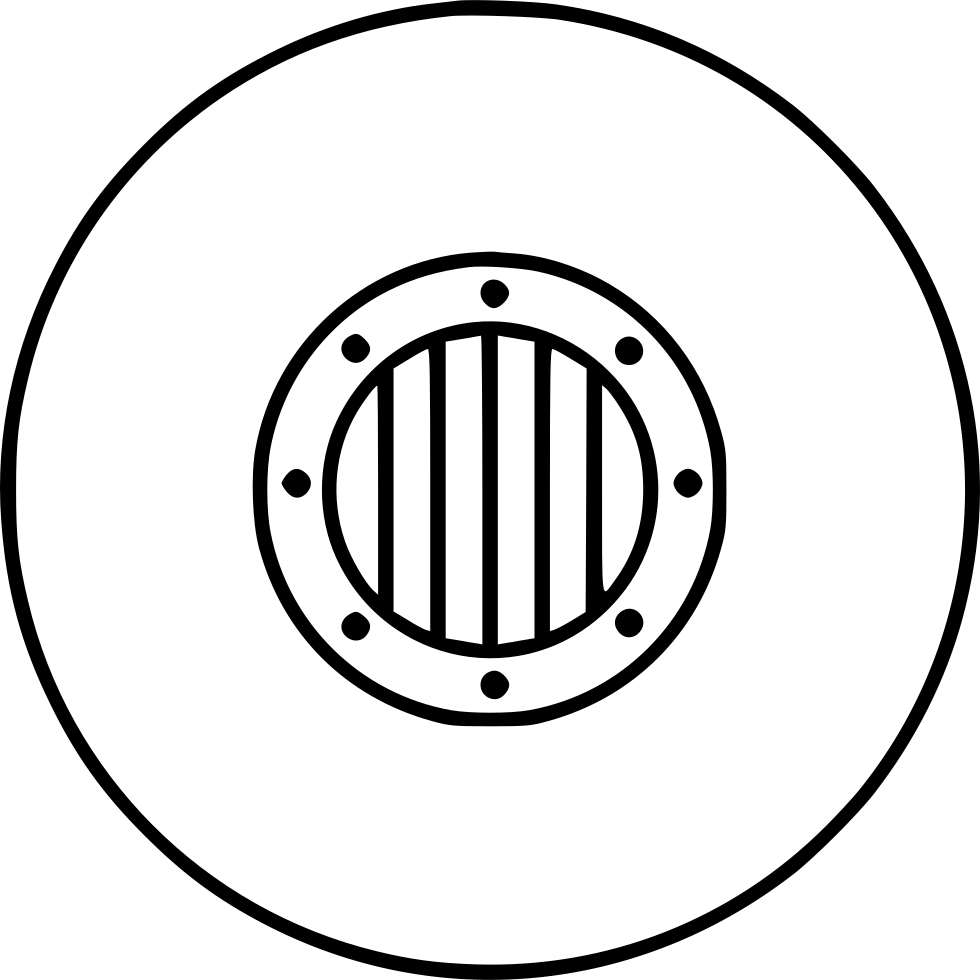 Cell Window Grill Protection Jail Arrest Svg Png Icon - Poker Chip Clipart (980x980)