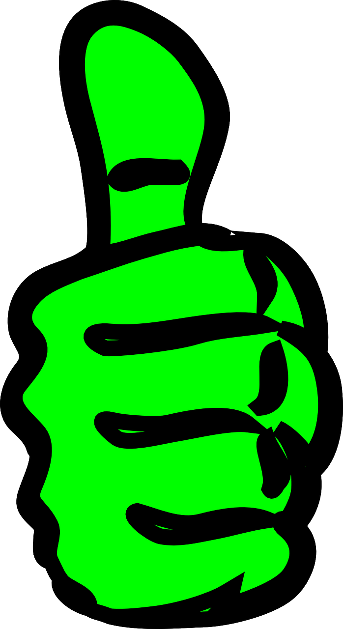 Thumbs Up Clipart (1310x2400)