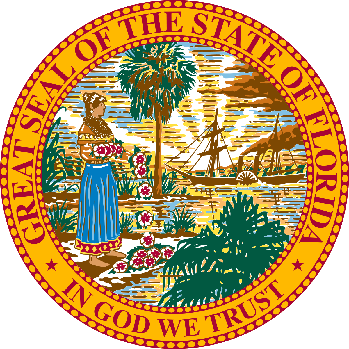 Florida State Flag Seal (1200x1200)