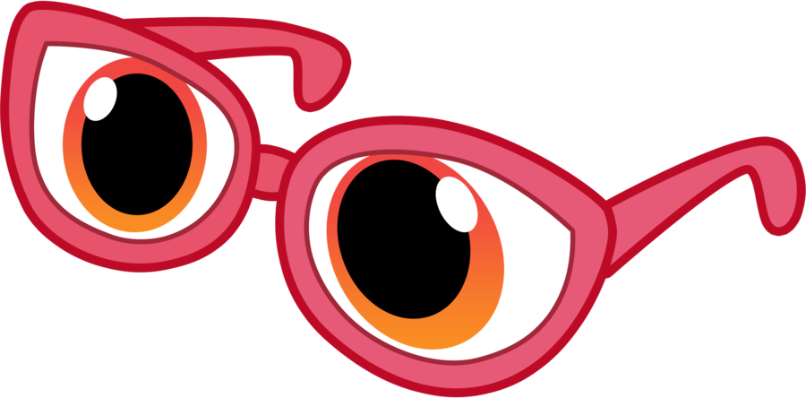 Granny Smith False Awake Eyes Glasses By Atnezau - Cartoon Pictures Of Glasses (900x444)