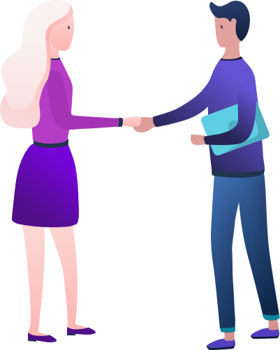 People Shaking Hands - Girl (401x502)