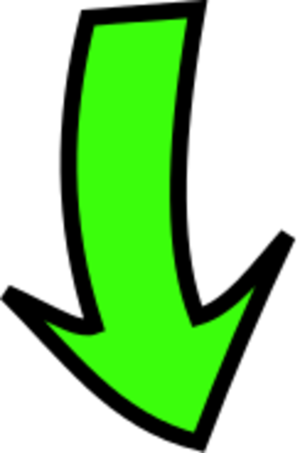 Arrow Pointing Down - Arrow Pointing Down Vector (600x914)