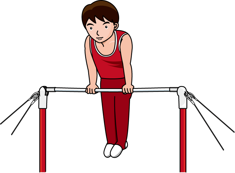 Afro Gymnastics / Gymnast Girl - Gymnastics High Bar Clipart (783x578)