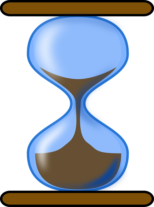 Hourglass Clipart Stopwatch - Patience Clipart (535x720)