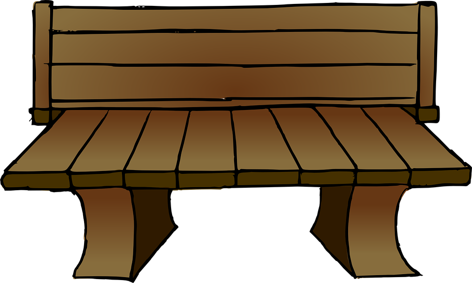 Free Park Bench Free Park Bench Free Wooden Chair - Wooden Chair Clipart (960x576)