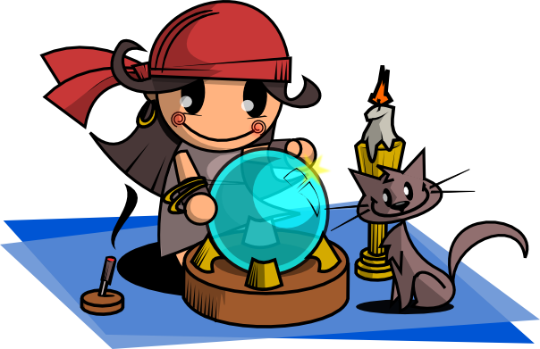 Fortune-teller Clipartlord - Com - Fortune Teller Clipart (604x391)