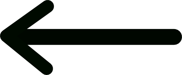 Left Black Arrow Skinny Clip Art At Clker Com Vector - Arrow Png (600x248)