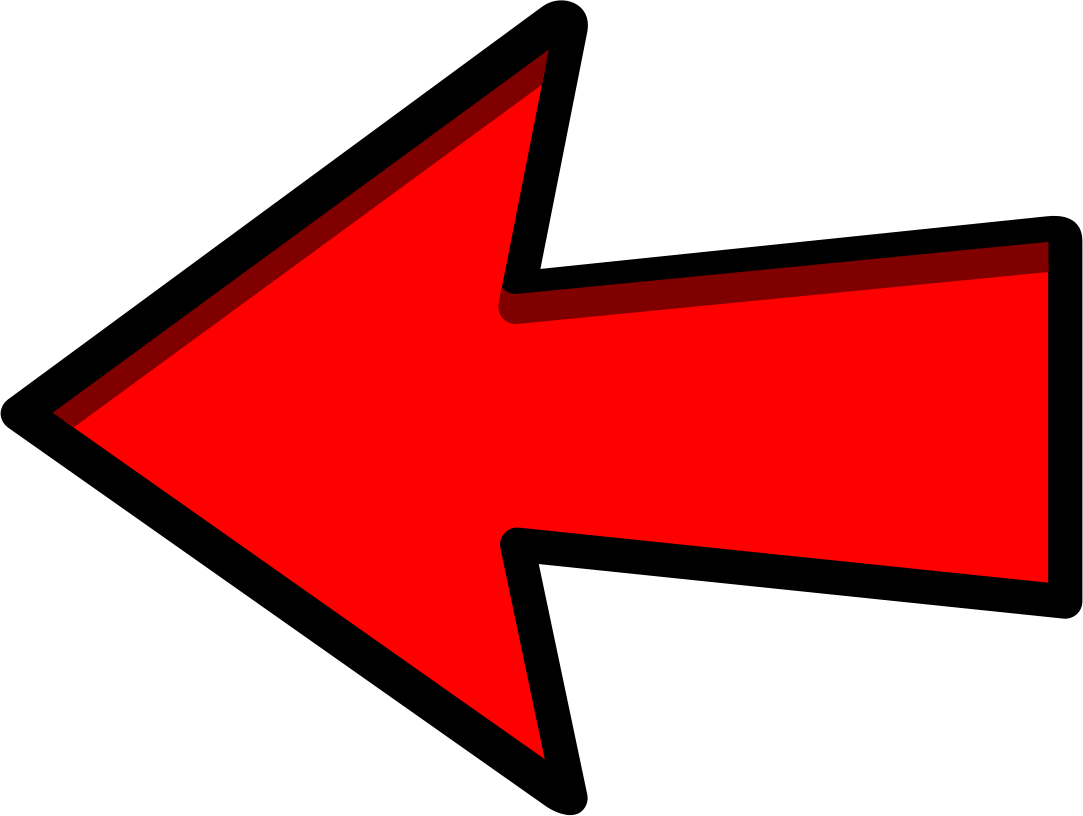 Arrow pointing