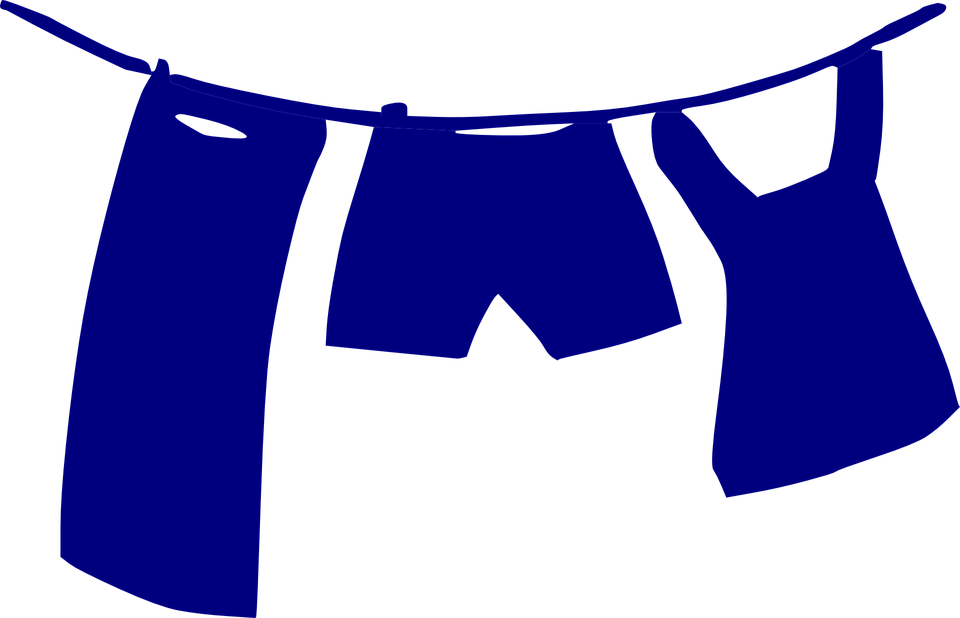 Clothes Line 296455 960 - Hanged Clothes Clipart (960x618)