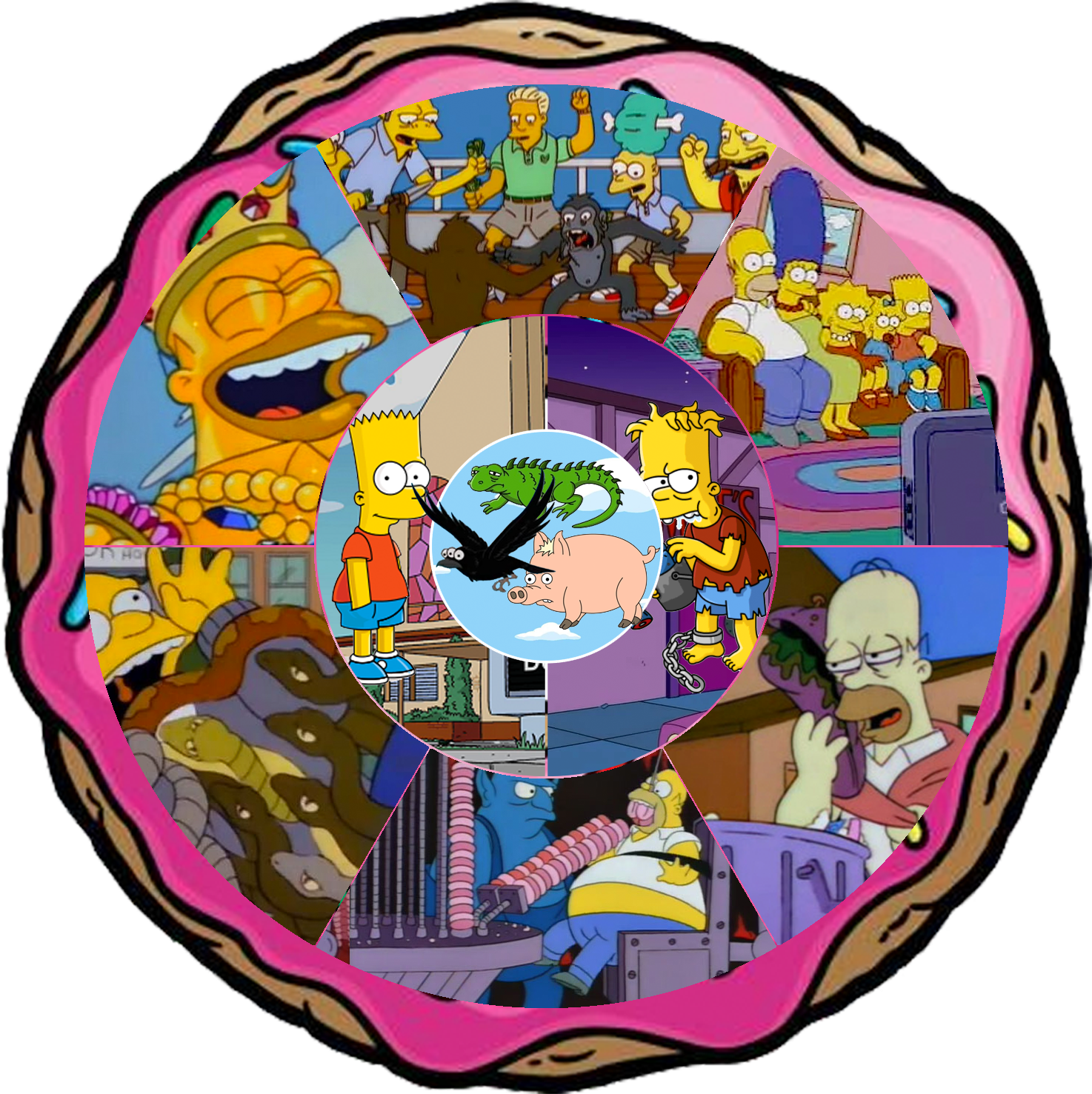 The Simpsons Are Eternal Prisoners Of Suffering And - The Simpsons (1474x1477)