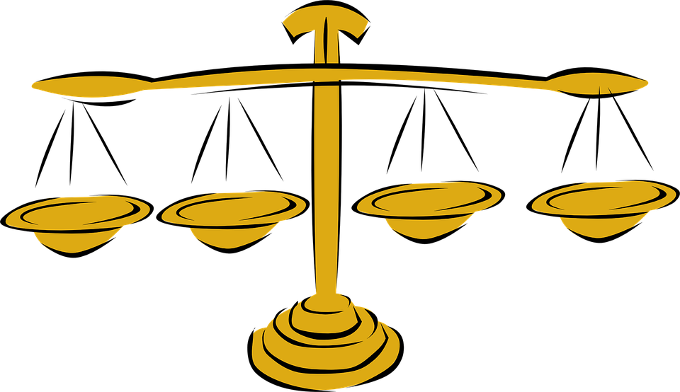 Scale Balance Weight Sign Symbol Concerted - Clip Art Balance (960x554)