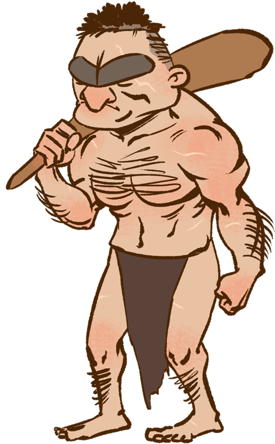 Giant Holding A Club Is Perfect For Use On Your Game - Giant Clipart (600x890)