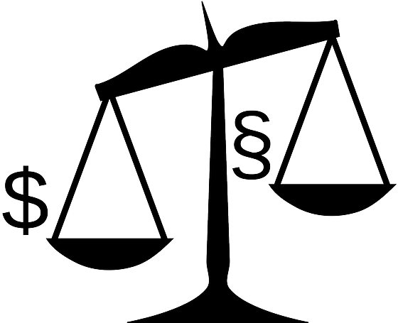 Justice, Law, Measurement, Balance, Money - Scales Of Justice Clip Art (640x454)