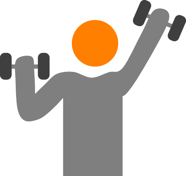 Weight Lifter Clip Art - Fit Clipart No Background (600x566)