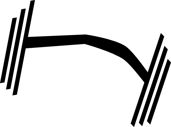 Dumbbell Clipart (600x448)