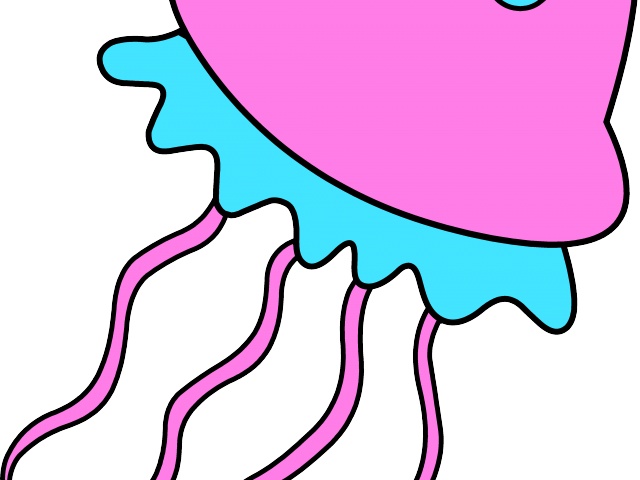 Jelly Fish Clipart - Jellyfish Spongebob Png (640x480)