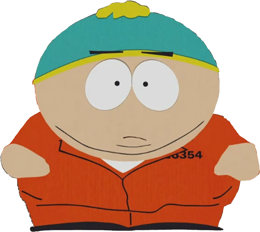 Prisoner Cartman - South Park Zipline Gear (839x754)