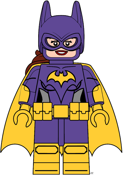 The Lego Batman Movie Clip Art Images - Lego Batman Movie Batgirl Minifigure Link Watch (428x611)