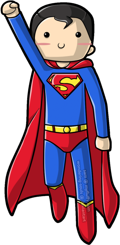 Cute Superman Clipart - Superman Clipart (400x800)
