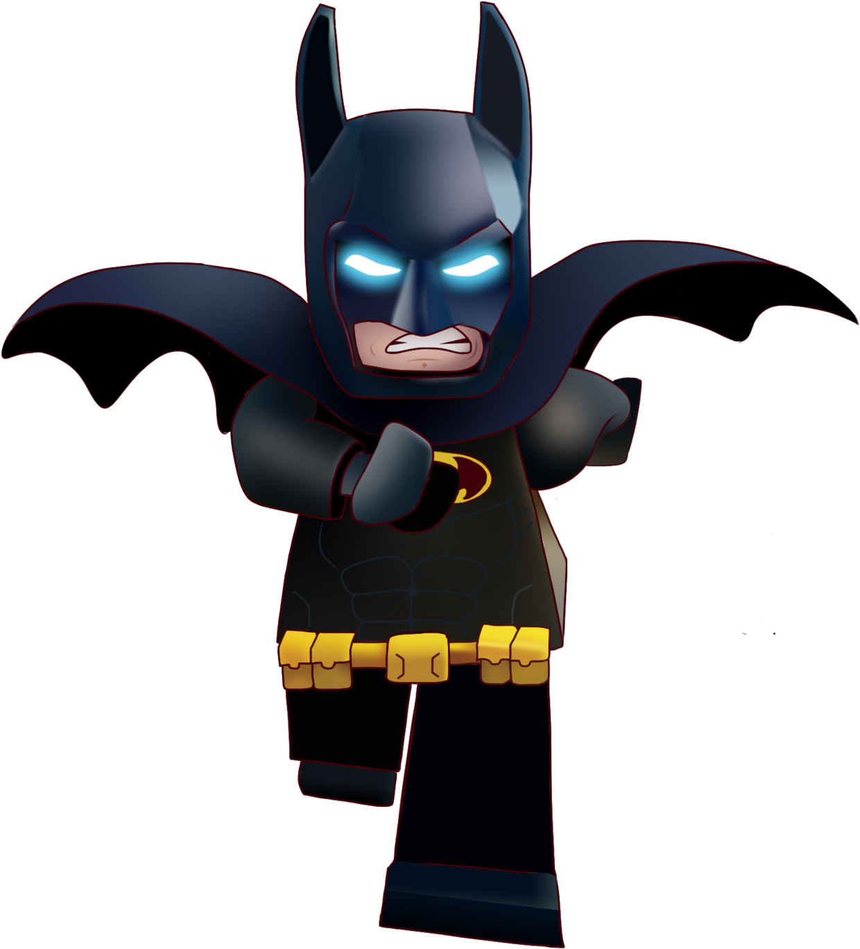 Lego Batman Clipart Png No Background Transparent - Batman Lego Png (1280x1538)