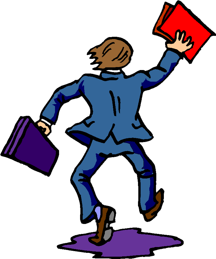 Person Leaving Clipart - Leaving Clipart (748x890)