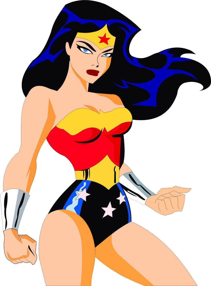 Wonder Woman Clipart - Wonder Woman Clip Art - (736x1000) Png Clipart Dow.....