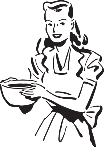 Woman With Bowl - Sitting (340x480)