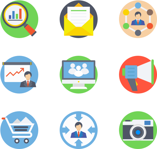 Digital Marketing - Digital Marketing Icon Vector (600x564)